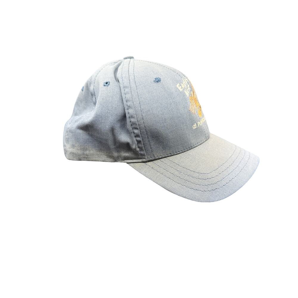 🧢 Imperial Eagle Nest Pebble Creek Hat Blue Strapback Golf Outdoor Cap - Picture 2 of 5